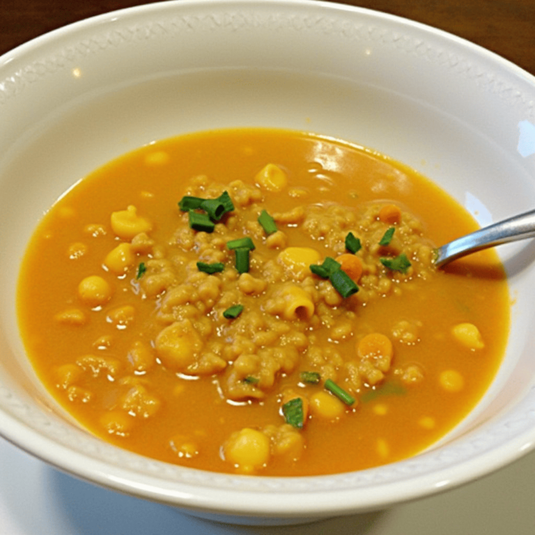 Dahl de lentilles corail garni de coriandre fraîche et servi avec du riz basmati.