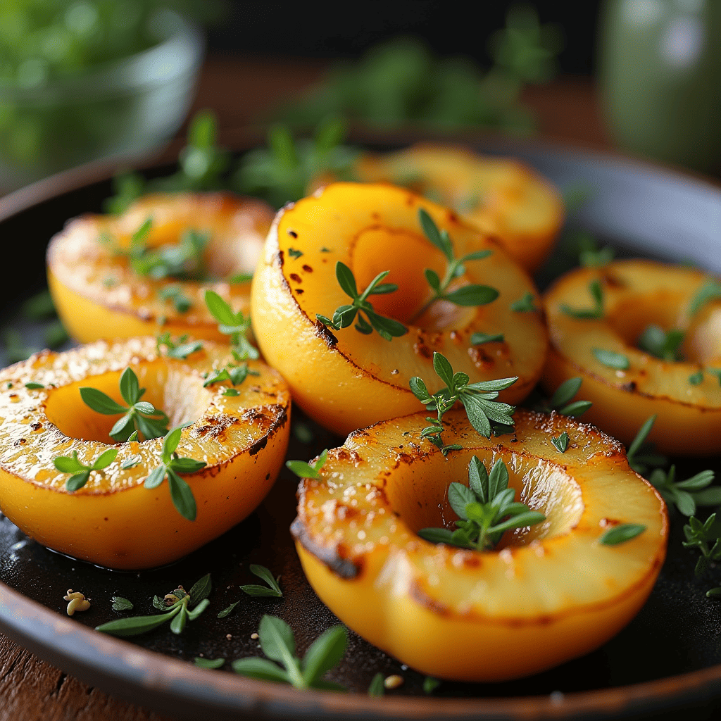 Pomme de terre au four à l’ancienne garnie d'herbes fraîches comme du romarin, thym ou persil.