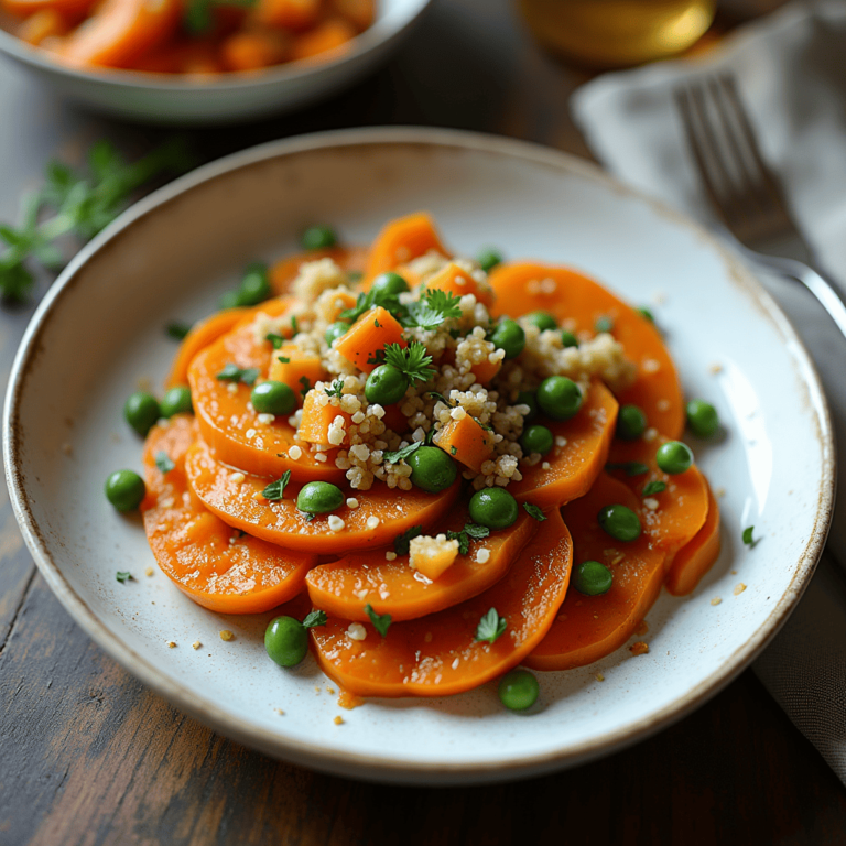 Recette butternut au four farcie avec quinoa et légumes sur une plaque de cuisson