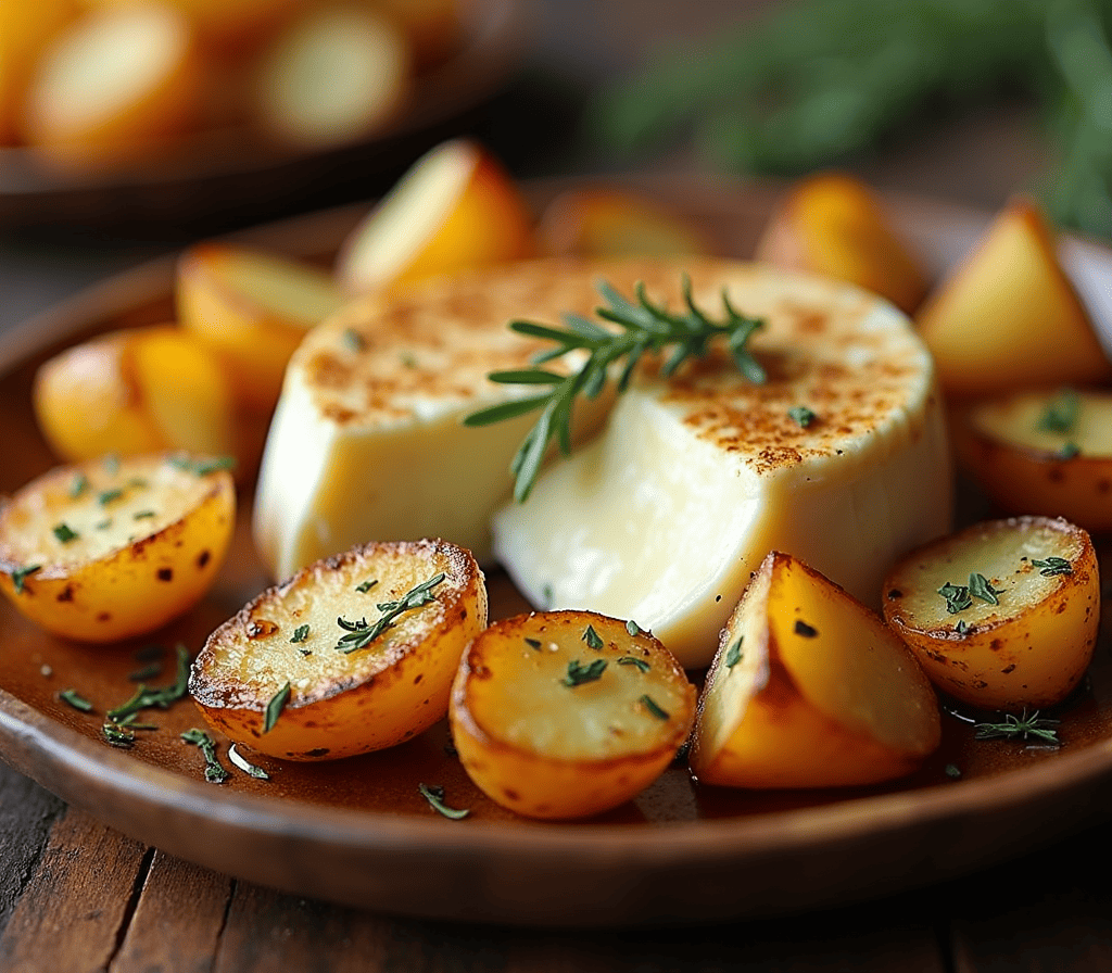 Recette camembert au four avec pomme de terre