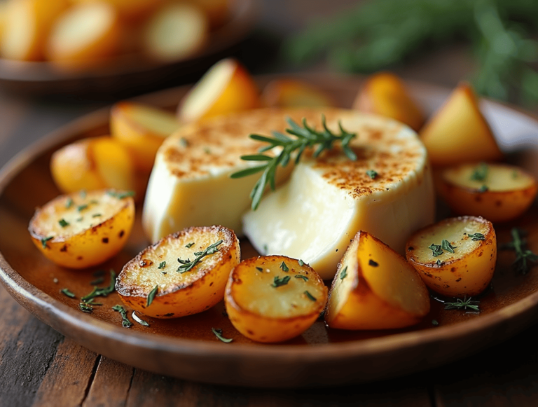 Recette camembert au four avec pomme de terre