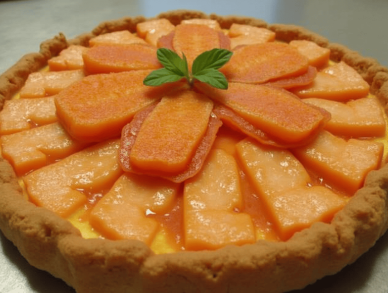 Tarte aux poireaux saumon dorée et fondante