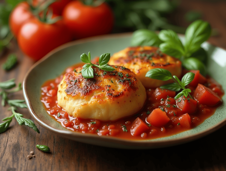 Recette paupiette de veau tomate cuite avec une sauce tomate savoureuse